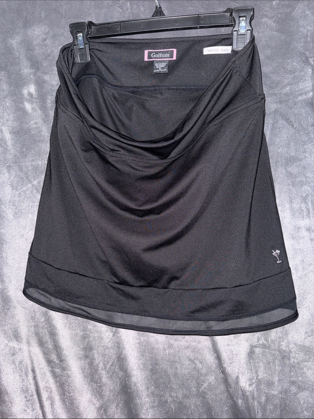 Golfini Women's Black Performance Skort